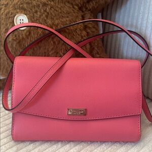 🪸Kate Spade Coral Pink Crossbody Bag🪸